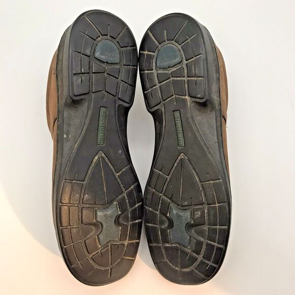 Dunham Abzorb Brown Nubuck Leather Shoes 5300BR Men's 12D Lace Up Low Top Derby - Picture 8 of 12